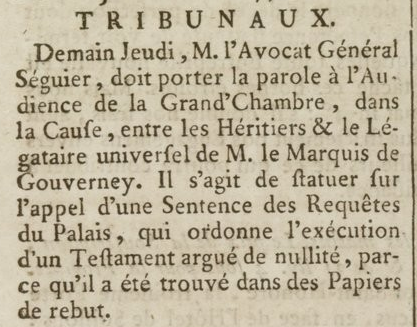 1er janvier 1777: Almanach Captu857