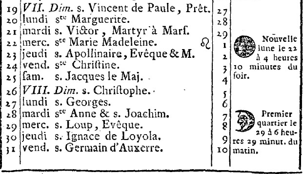 1er juillet 1789: Almanach Captu979