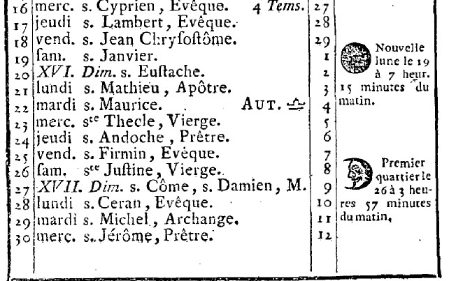 1er septembre 1789: Almanach Captu986