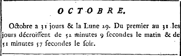 1er octobre 1789: Almanach Captu987