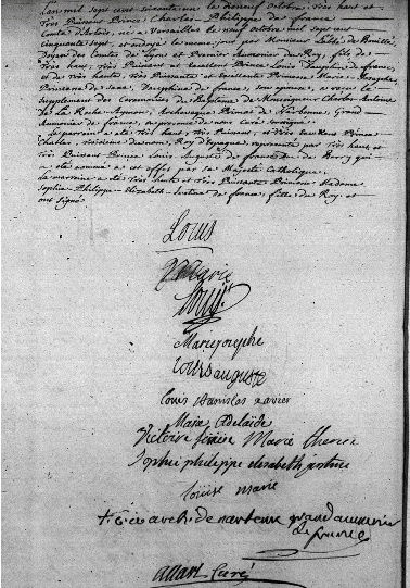 19 octobre 1761: Baptême de Charles Philippe de France Captur21