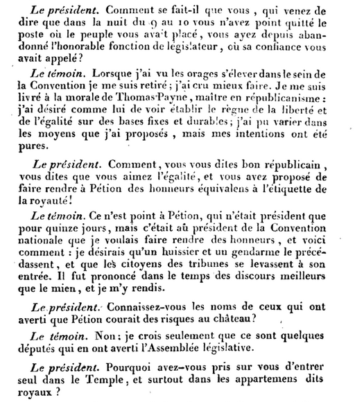 14 octobre 1793 (23 vendémiaire an II): Procès de Marie-Antoinette Captur44