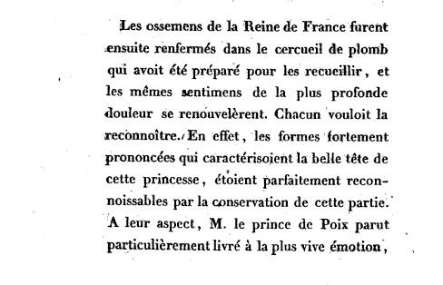 20 janvier 1815: Les ossements du roi et de la reine furent enfin placés dans des cercueils de plomb Captur86