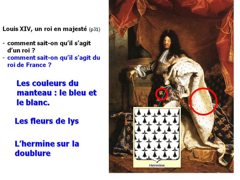 19 janvier 1701: Portrait de Louis XIV en costume de sacre Diapos11
