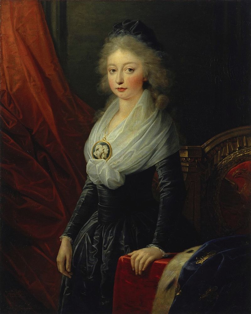 19 décembre 1795: Madame Royale à 17 ans Franyo18