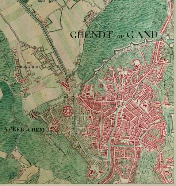 11 juillet 1745: Siège de Gand Ghent_10