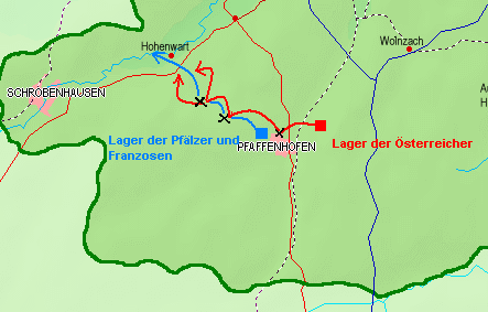 15 avril 1745: Bataille de Pfaffenhofen Karte_10