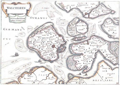 07 juin 1674: Walcheren Map_of10