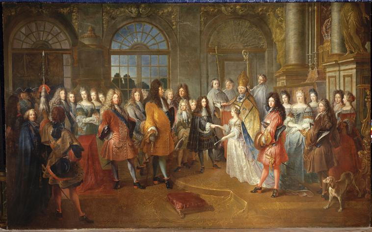 07 décembre 1697: (samedi)  Mariage de Louis, duc de Bourgogne et de Marie Adélaïde de Savoie Mariag10