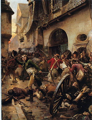 17 octobre 1793: (26 vendémiaire an II): défaite des Vendéens à Cholet Ob_d2e10