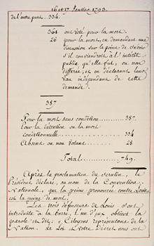 14 janvier 1793: Procès verbal des séances des 14, 15, 16, 17, 19 et 20 janvier 1793 de la Convention: jugement de Louis XVI  Ob_f8611