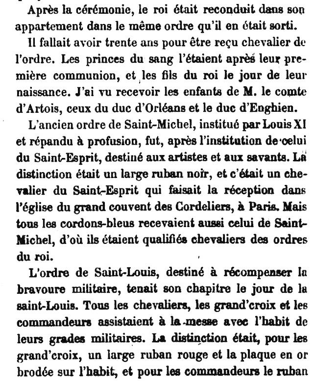1er janvier 1789: Journal du Roi  Ordre110