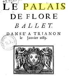 05 Janvier 1689: Le Palais de Flore Palais10