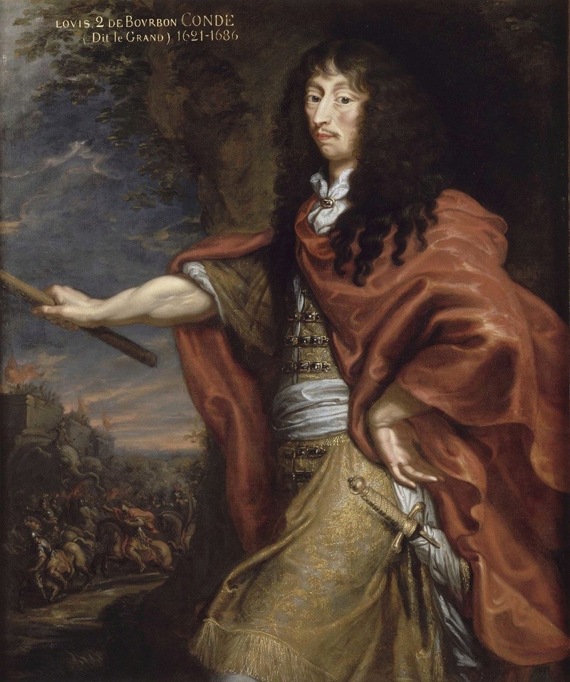 la Réception de Condé à Versailles en 1674 Pe-13210