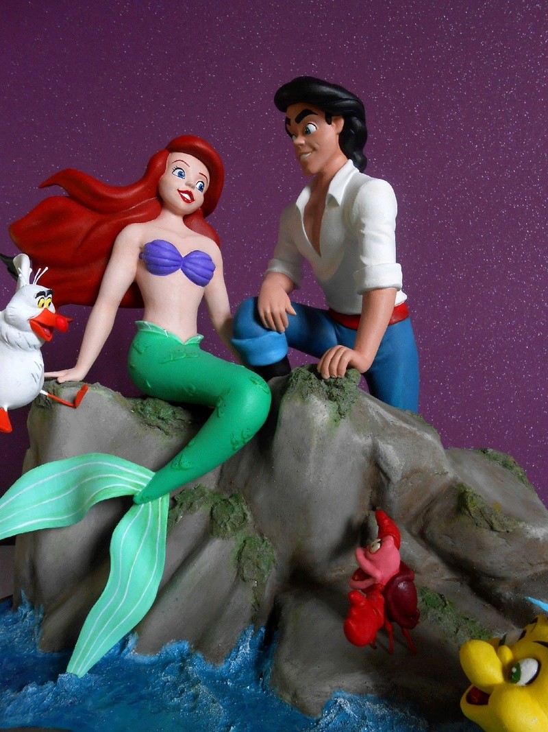Sculpture de Diablo : La Petite Sirène Diorama (5 personnages) - Disney Arield14