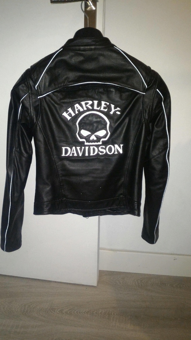 Blouson cuir femme harley davidson skull new arrivals