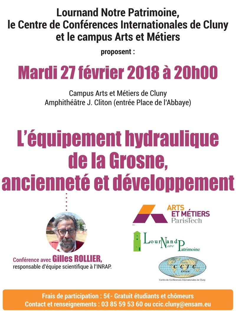 Conférence Gilles Rollier Mardi 27 Février 20 heures Ensam Cluny. 138