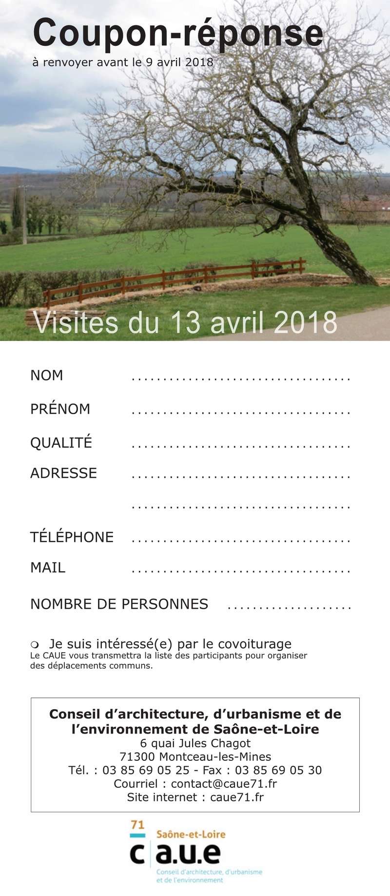  "Réhabiliter sa maison" Vendredi 13 avril après-midi Visites de printemps à La Chapelle-sous-Brancion 318