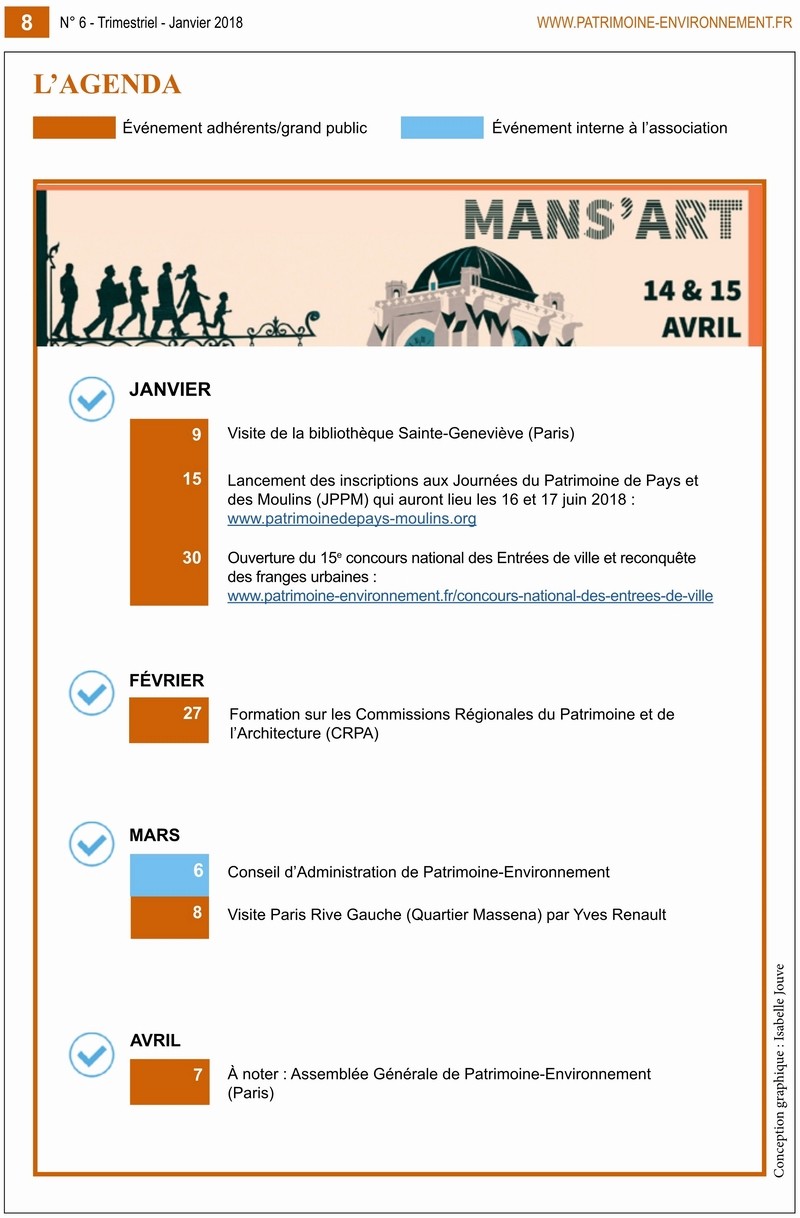 Trimestriel n°6 : Journal de l'association Patrimoine-Environnement 8_copi10