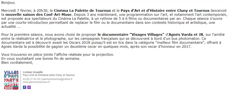 Conf-Art-Muse - 07/02/18 : "Visages Villages" d'Agnès Varda et JR Captur11