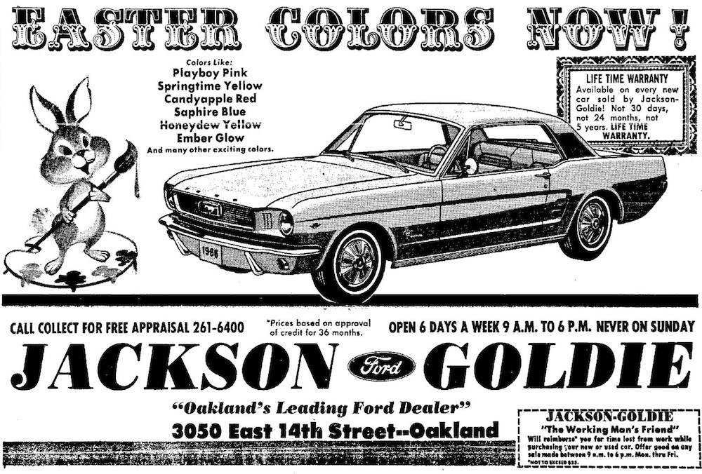 Publicité en anglais de Mustang 1966 1966_e10