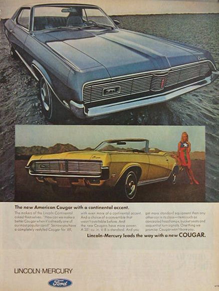 Publicité en anglais pour la Cougar 1969 1969_c13