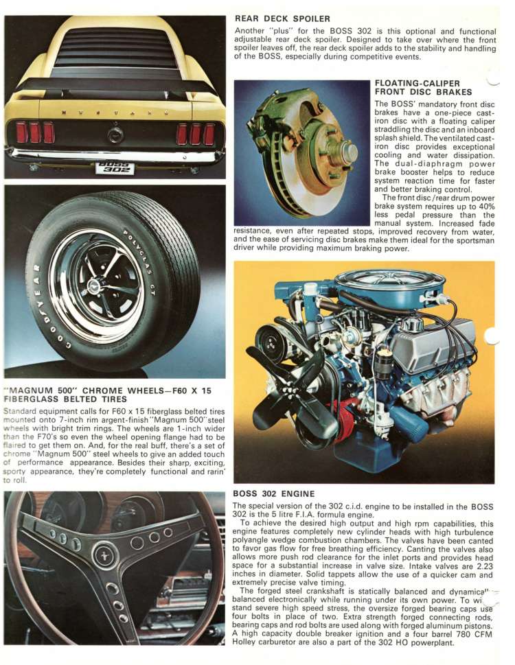 13) Option: Boss 302 pour Mustang 1969 1969bo13