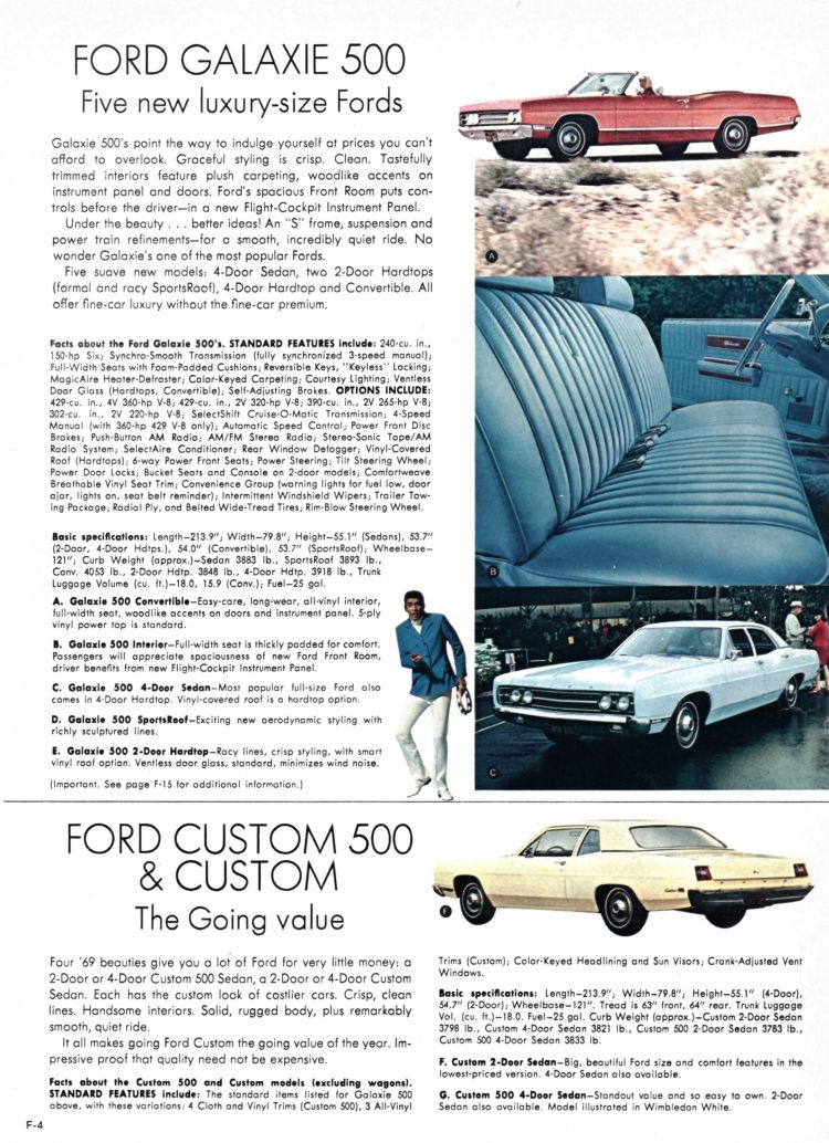 Brochure : 1969 Ford buyer's digest 1969bu14