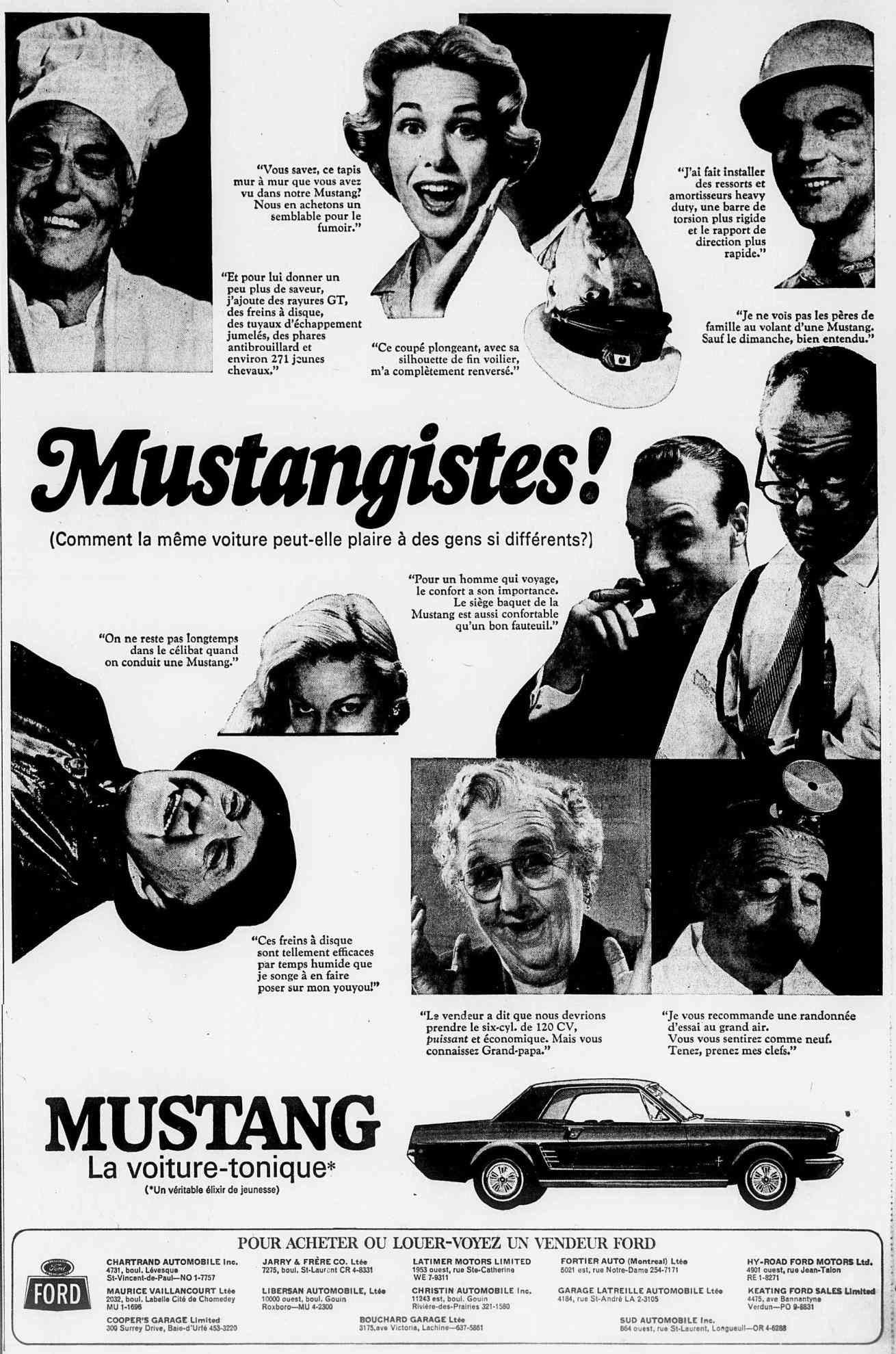 Publicité en français pour la Mustang 1966 25_mar10