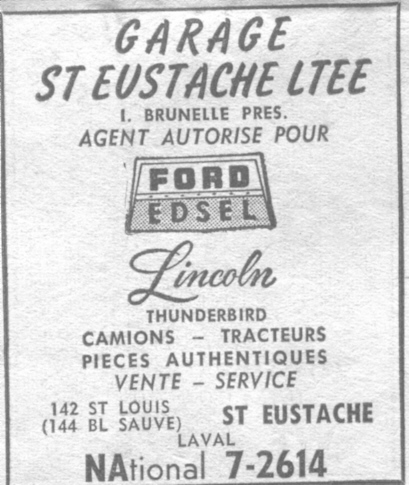 Garage St-Eustache Ltée. (Brunelle Ford) Garage16