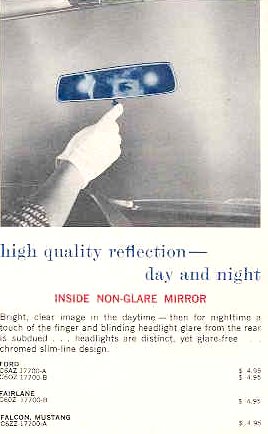 52: Option: Miroir intérieur jour / nuit pour Mustang 1966 Miroir12