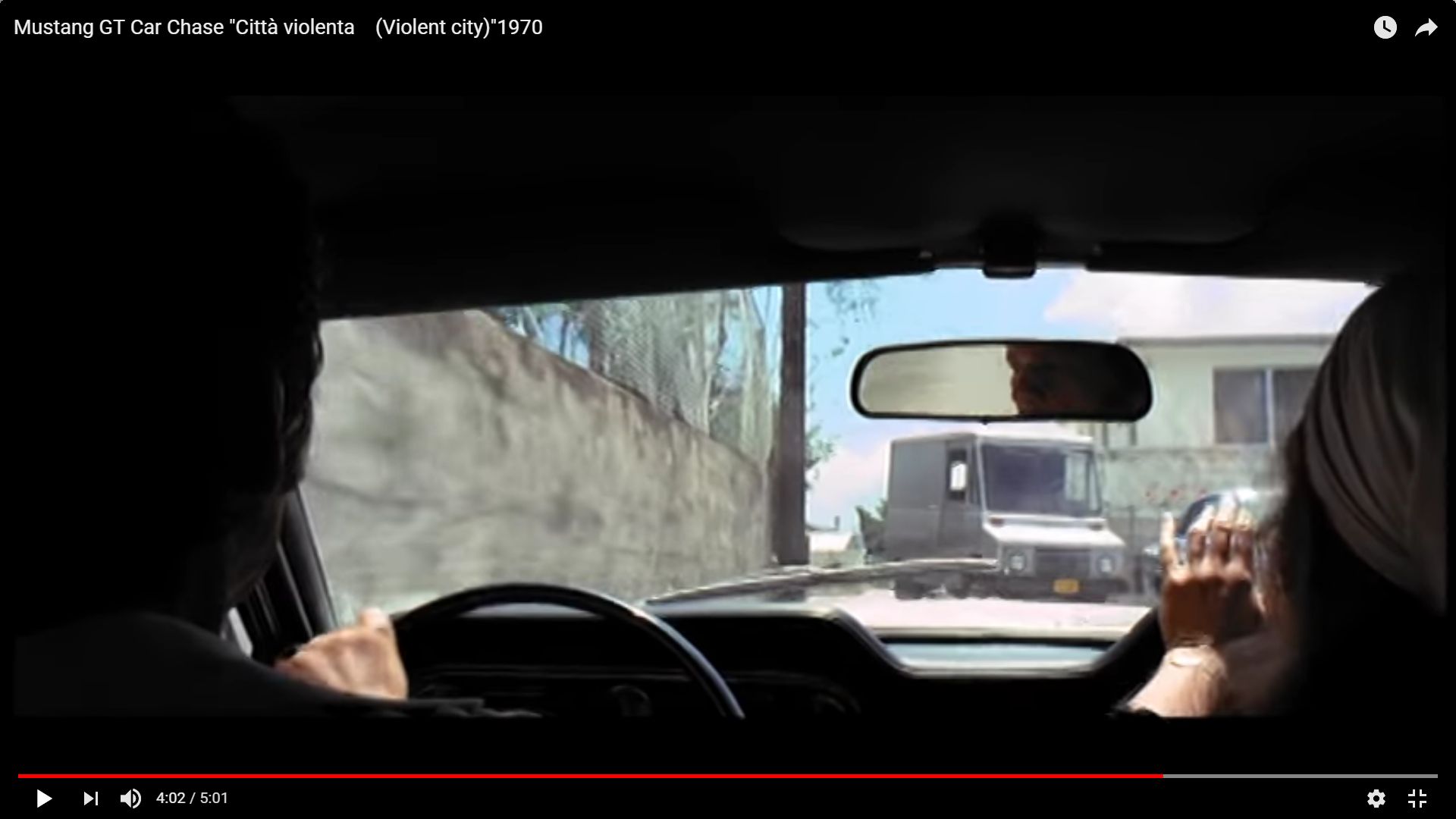 Mustang GT Car Chase, film la cité de la violence Nouve129