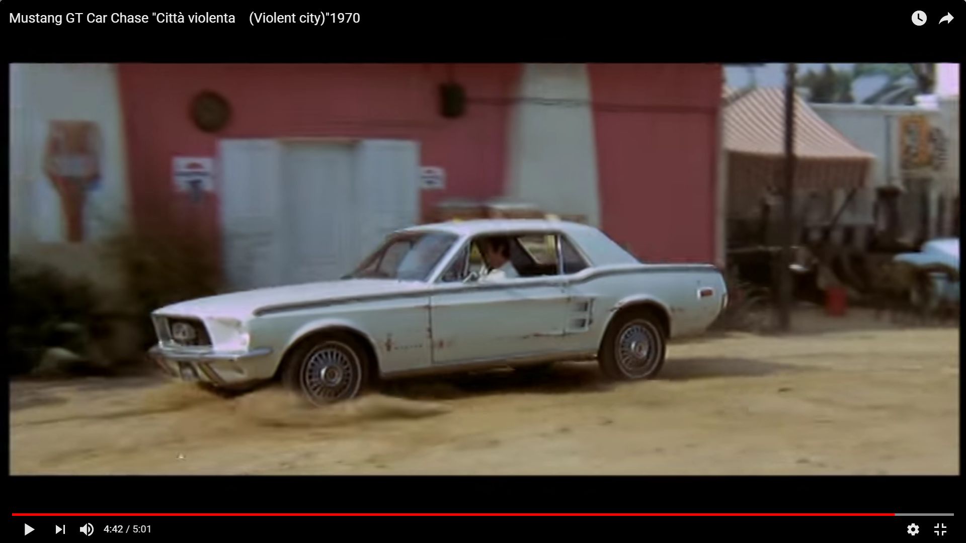 Mustang GT Car Chase, film la cité de la violence Nouve134