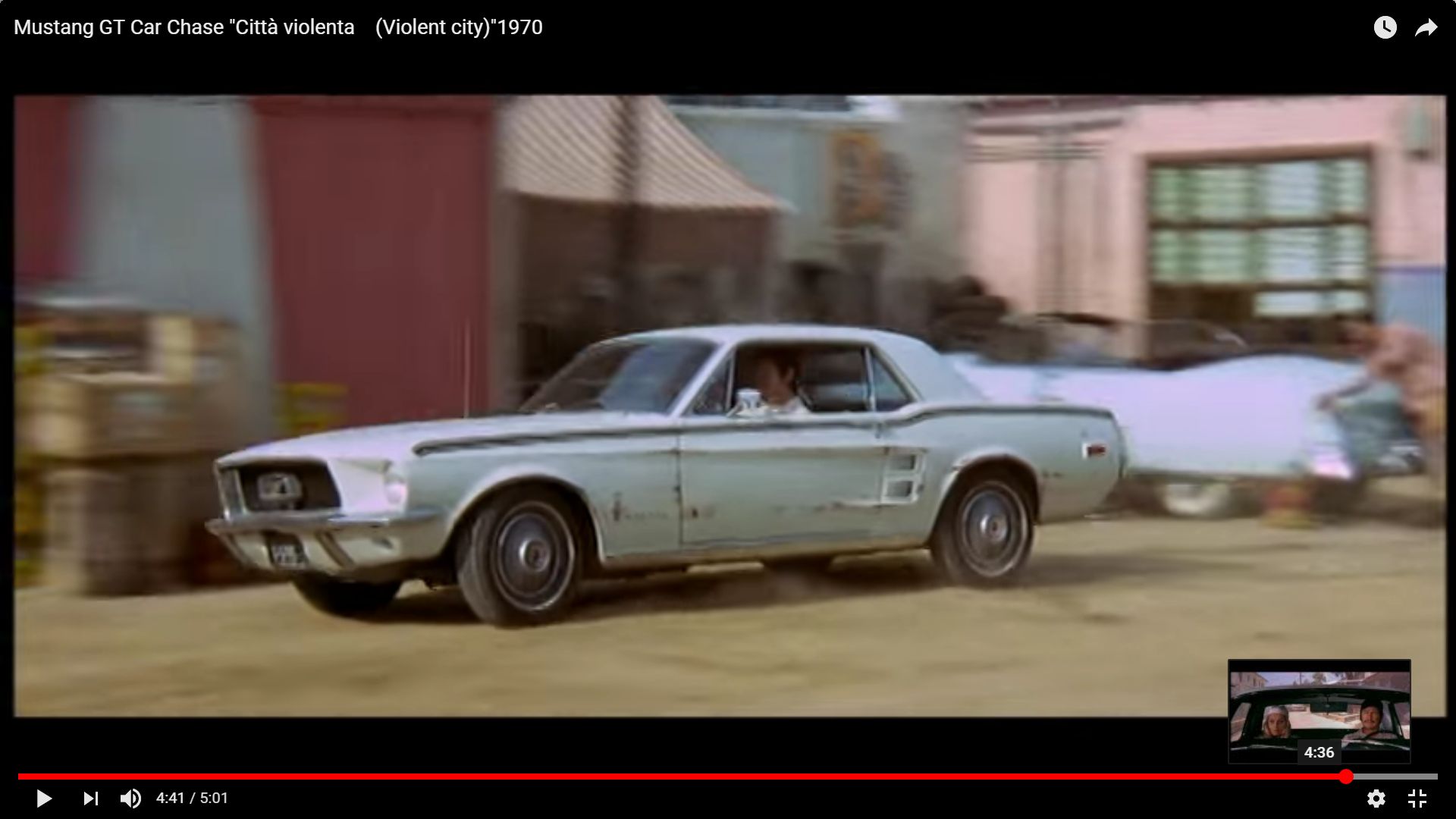 Mustang GT Car Chase, film la cité de la violence Nouve136