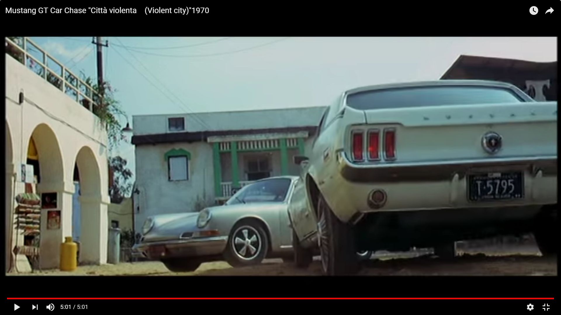 Mustang GT Car Chase, film la cité de la violence Nouve137
