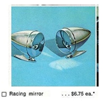 50: Accessoire: Miroir style course pour Mustang 1966 Racing10