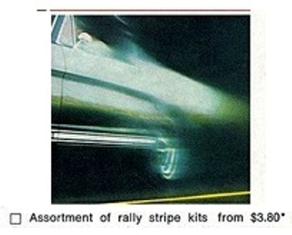 07: Accessoire: Rallye stripes pour Mustang 1966 Rallye11