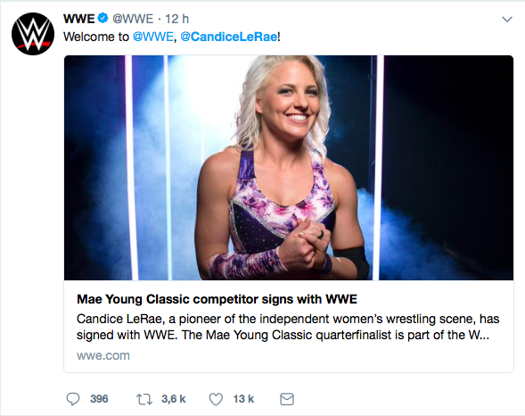 La WWE annonce l'arrivé d'une women du MYC Captur47