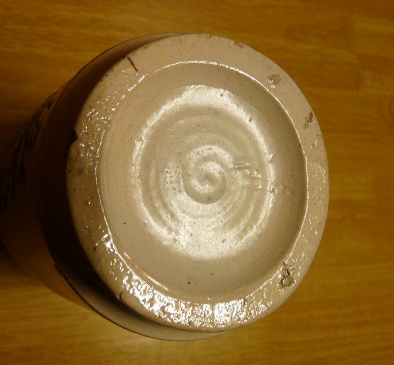 Vase bouteille grés P1310913