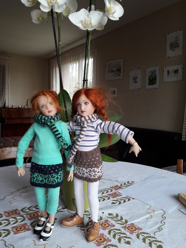 Mes jumelles Elsa et Héloïse 20180316