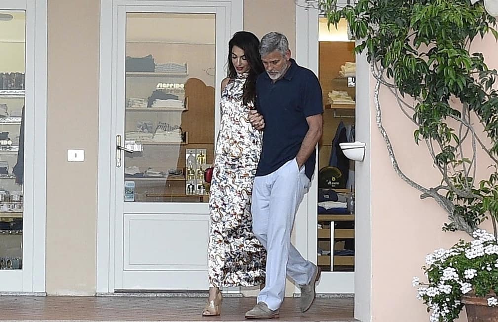 George and Amal out for dinner in Sardinia (2) Mr_mrs17
