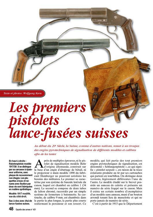 Pistolet lance fusées Info10