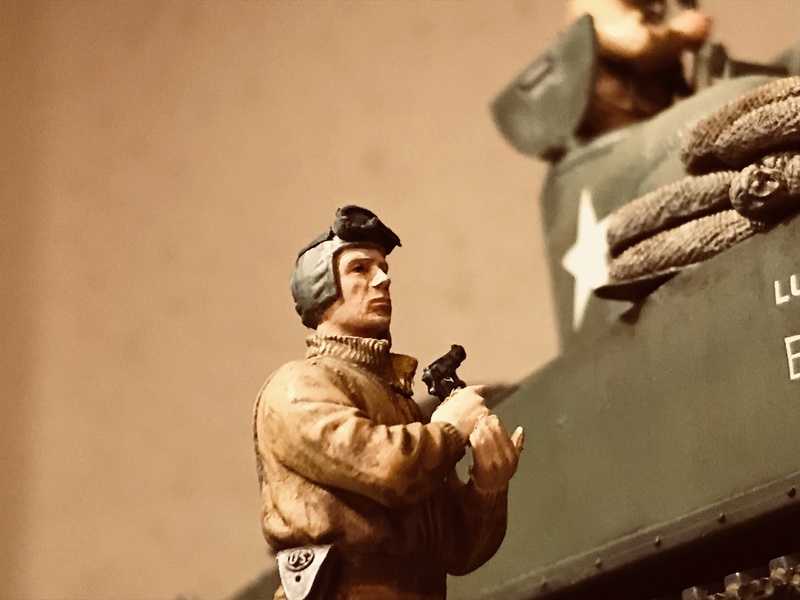 Diorama 1/35 Normandie 1945 sherman C5c2c110