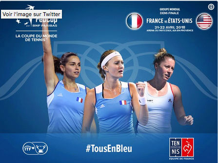 FED CUP 2018 : Groupe Mondial  1/2 FINALES Captu149