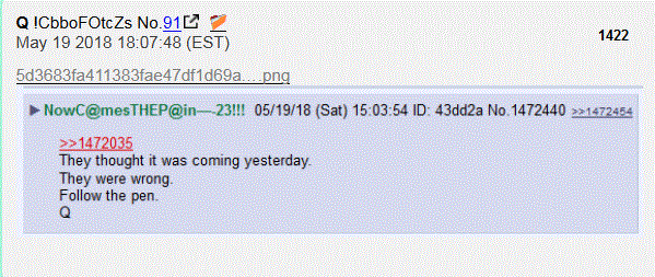 Q Drops 19 May  - NOW WHAT??? Frickery Afoot! 142210