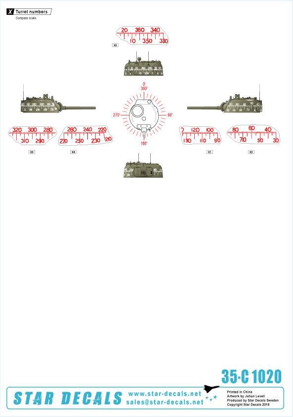Nombres sur tourelles Sherman british 35-c1010