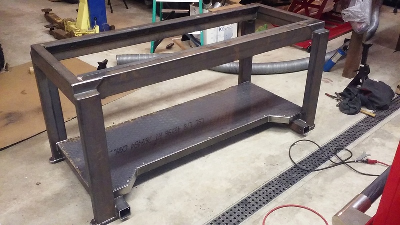 build - Welding Table build 20180110