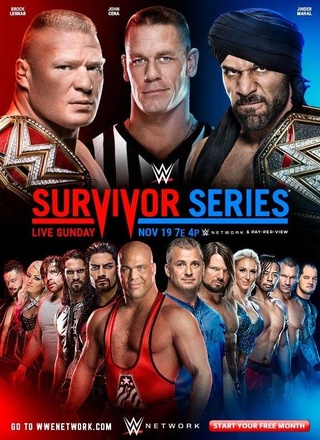[Compétition] Poster des Survivor Series : l'arbitre spécial entre Brock Lesnar et Jinder Mahal révélé ! 23172511