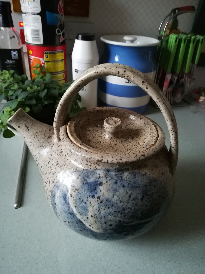 Stoneware teapot, FH mark?  Murray12