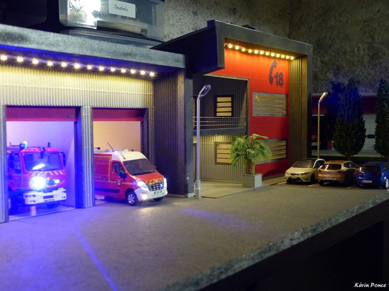 Maquette n°044 : La Caserne de Pompiers 2017-164